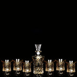 Gold-Lined Crystal Whisky & Wine Glass Set - Julia M LifeStyles