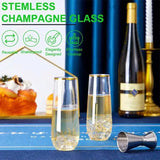 Elevate Collection Shatterproof Champagne and Whiskey Glasses - Julia M LifeStyles