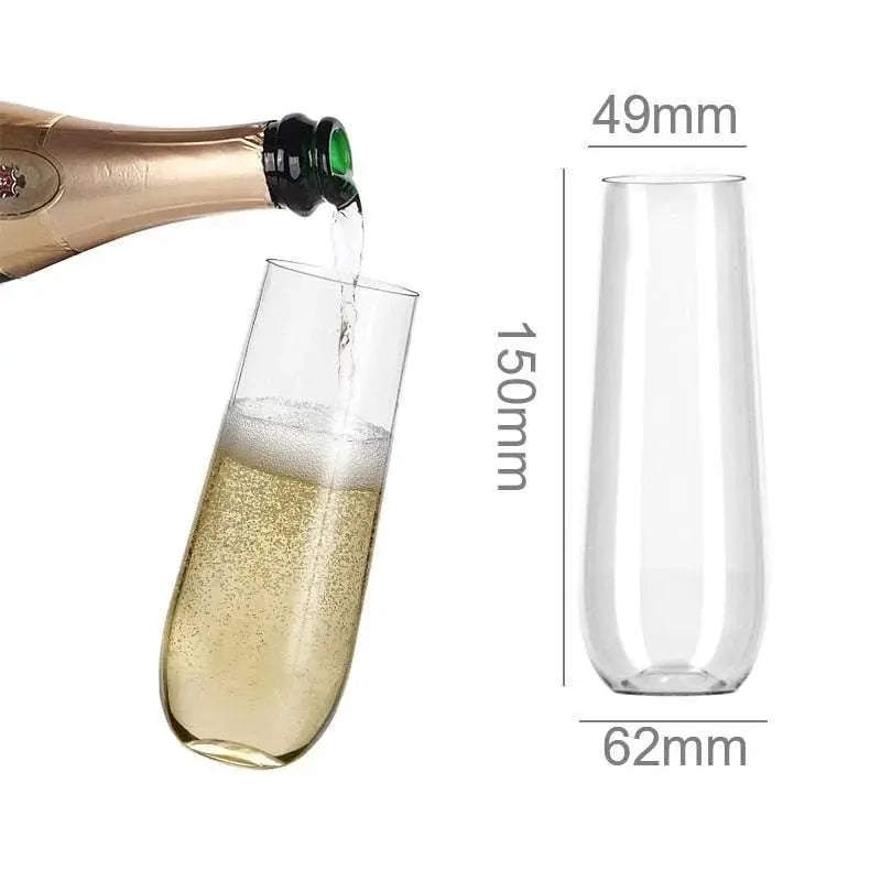 Elevate Collection Shatterproof Champagne and Whiskey Glasses - Julia M LifeStyles