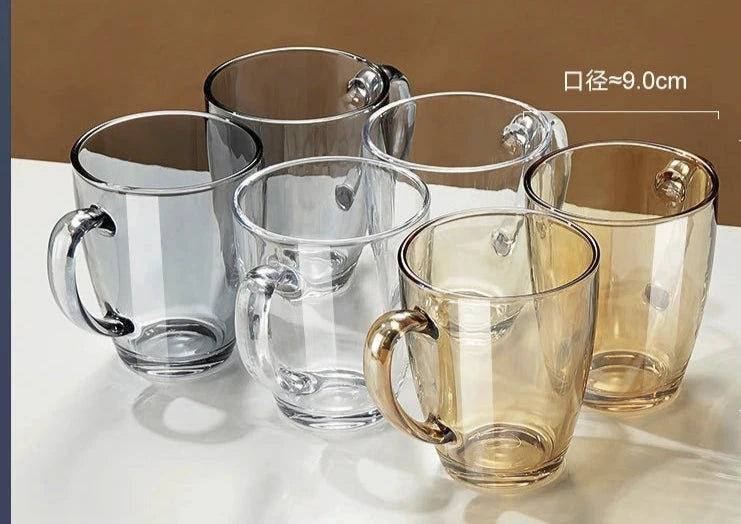 Julia M Lifestyles Drop-Resistant Tempered Glass Mug 380ml - Julia M LifeStyles