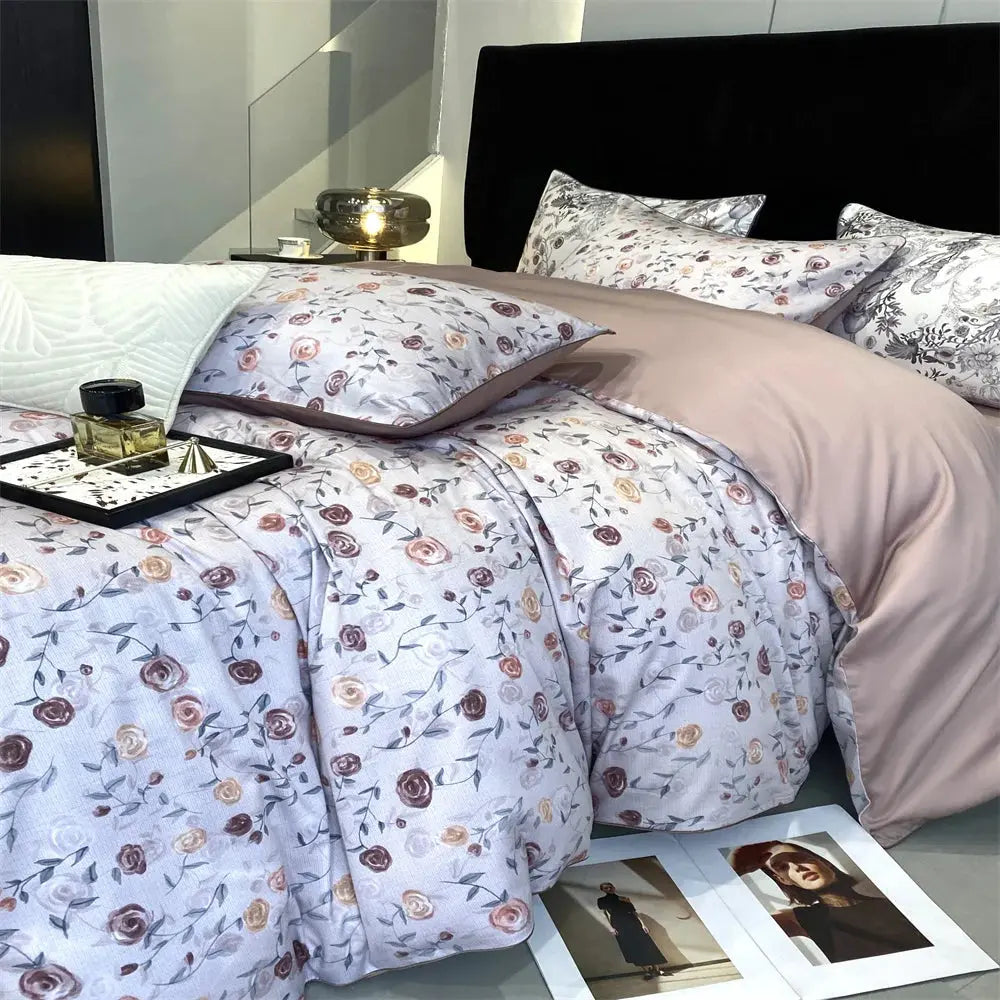 1000TC Egyptian Cotton Bedding Set - King & Queen Size - Julia M LifeStyles