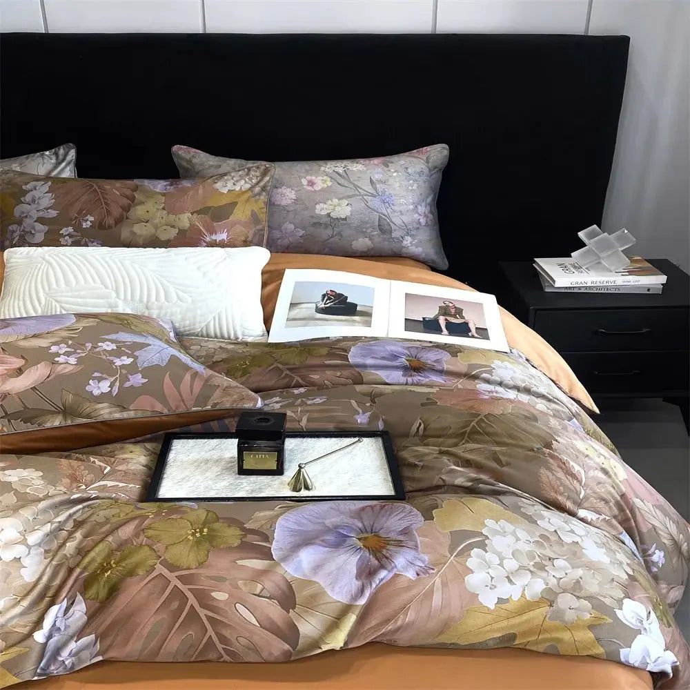 1000TC Egyptian Cotton Bedding Set - King & Queen Size - Julia M LifeStyles