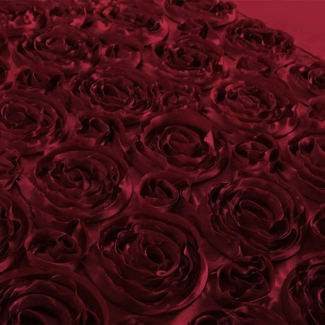 Luxury Wine Red Tencel Cotton Bedding Set with Duvet Cover and Pillowcases - Julia M LifeStyles