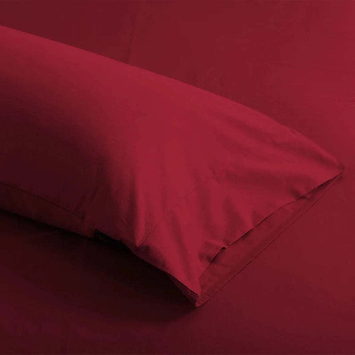 Luxury Wine Red Tencel Cotton Bedding Set with Duvet Cover and Pillowcases - Julia M LifeStyles