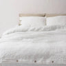 Pure Linen Duvet Cover Set - Double Bed Quilt Cover with Pillowcases - Julia M LifeStyles