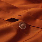 Delicate Sea Wave Orange 4-Piece Cotton Bedding Set - Julia M LifeStyles