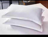 Barcaton Elegant Four-Piece White Hotel Suite Bedding Set - Julia M LifeStyles