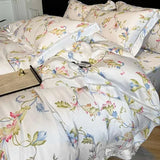 Silk Floral Bedding Set - Julia M LifeStyles