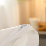 New Hotel White Duvet Cover Queen King Size Quilt Covers Four Seasons Simple Bedding Soft Skin-friendly Bedclothes Double Single - Julia M LifeStyles