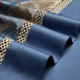 Silk - Like Satin 7 - Piece Duvet Cover Set with Double Stitching & Pillowcases - Julia M LifeStyles