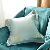 Vintage Peacock Embroidery 800TC Egyptian Cotton Comforter Cover Set - Julia M LifeStyles