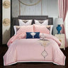 4-piece embroidered bedding set - Julia M LifeStyles