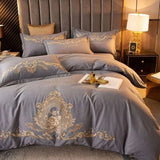 Egyptian Cotton Embroidered Bedding Set - Julia M LifeStyles