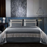 Luxury Elegance 1400 TC Cotton Embroidered Bedding Set - Julia M LifeStyles