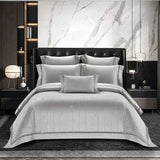 Luxury Jacquard Cotton Duvet Cover Set - Julia M LifeStyles