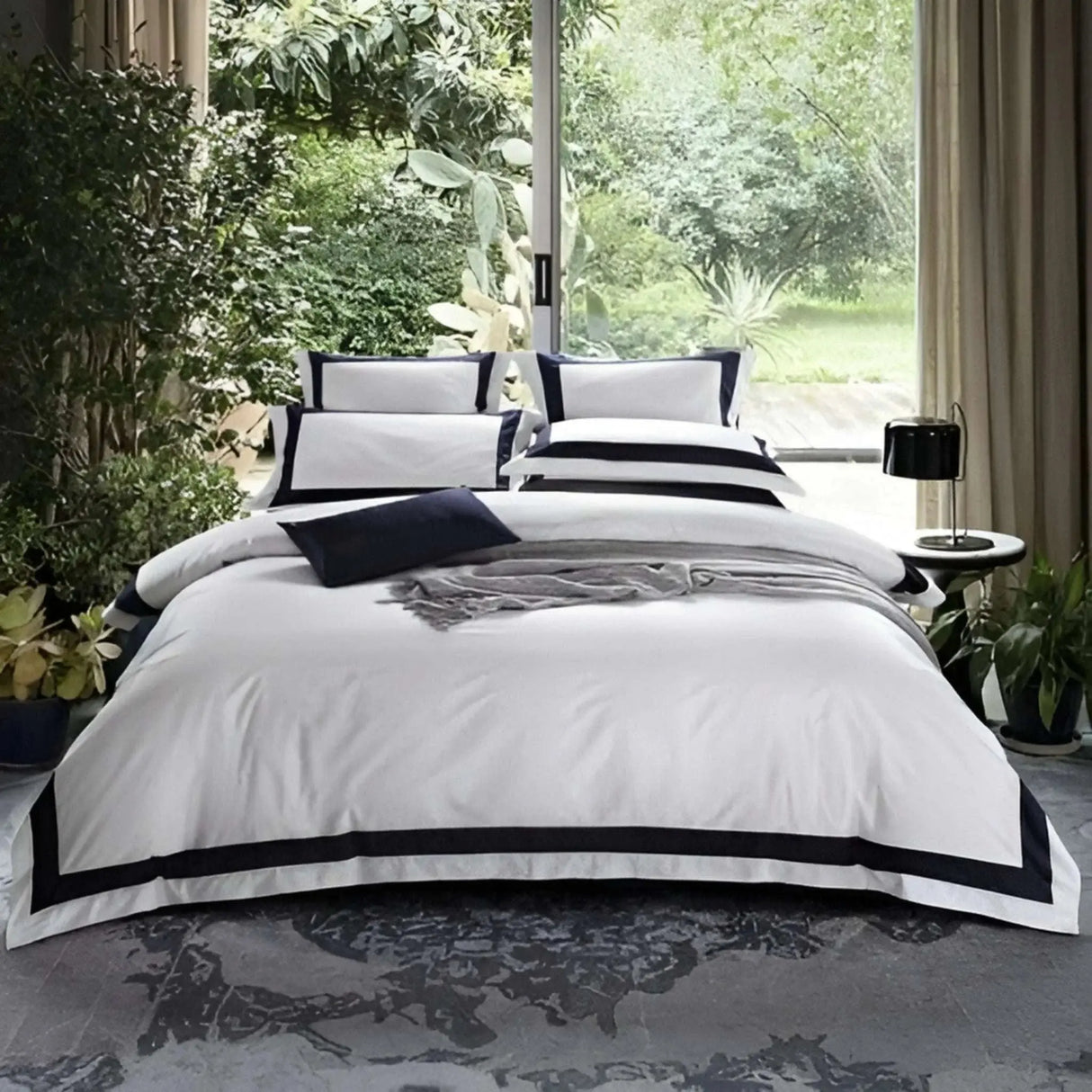 4-Piece Cotton Duvet Cover Set - Julia M LifeStyles