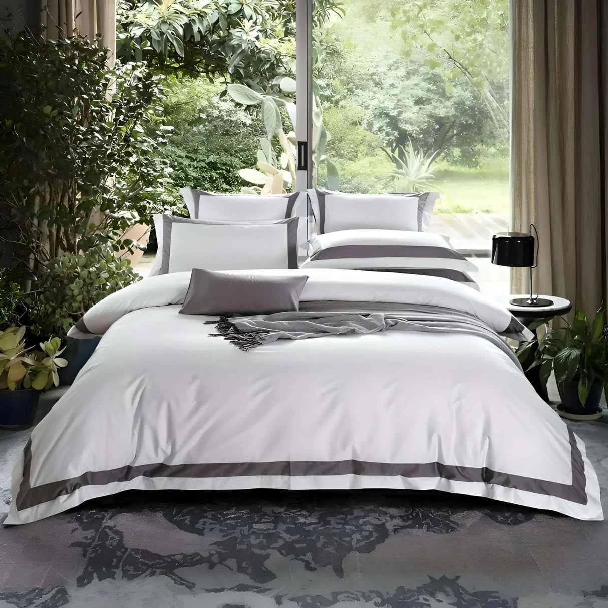 4-Piece Cotton Duvet Cover Set - Julia M LifeStyles