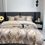 Jacquard Duvet Cover Set - Comfort and Breathability | All Seasons - Julia M LifeStyles