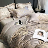 Jacquard Duvet Cover Set - Comfort and Breathability | All Seasons - Julia M LifeStyles