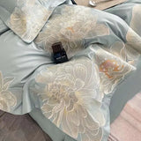Egyptian cotton Floral embroidery | King Queen - Julia M LifeStyles