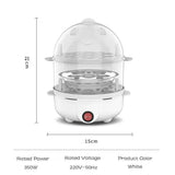 Double Layer Electric Egg Cooker - Julia M LifeStyles