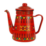 Julia M Enamel Coffee Pot 1.1L - American Style Fine-Mouth Kettle - Julia M LifeStyles