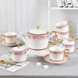 Luxury European-Style Bone China Tea Set for Six - Julia M LifeStyles