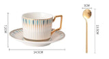 Luxury European-Style Bone China Tea Set for Six - Julia M LifeStyles