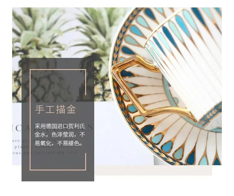 Luxury European-Style Bone China Tea Set for Six - Julia M LifeStyles