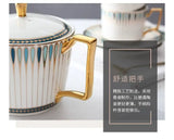 Luxury European-Style Bone China Tea Set for Six - Julia M LifeStyles