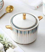 Luxury European-Style Bone China Tea Set for Six - Julia M LifeStyles