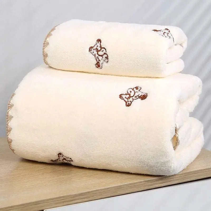 Julia M High-Quality Face Bath Towel Set: Luxurious Family Affair 🛁 - Julia M LifeStyles