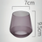 Purple Frosted Glass Wine Goblet: Elegant Champagne Cup Julia M Home & Kitchen