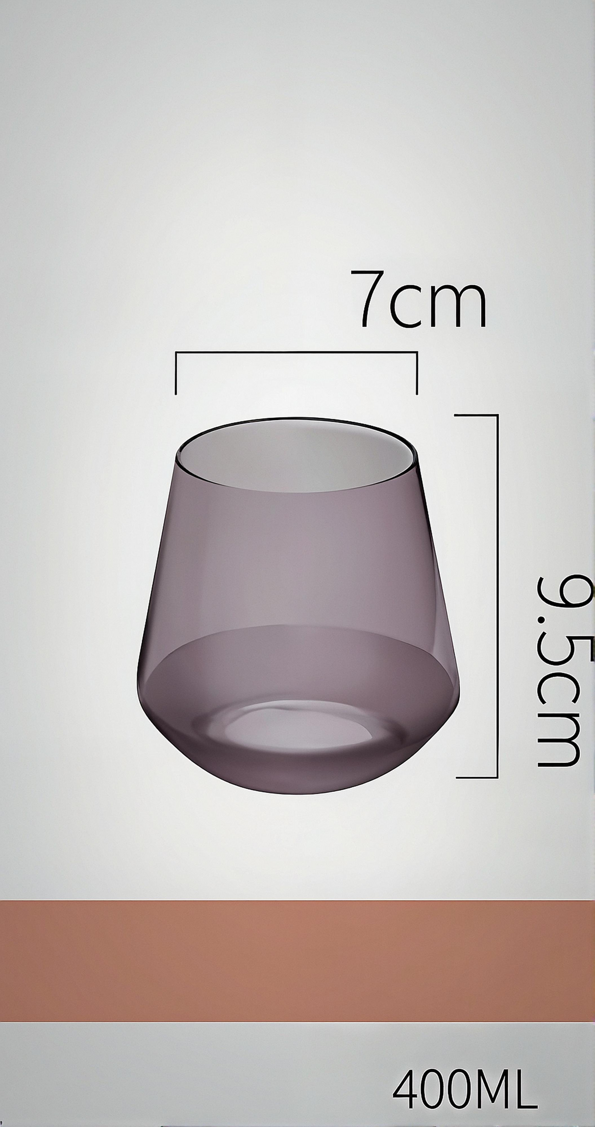 Purple Frosted Glass Wine Goblet: Elegant Champagne Cup Julia M Home & Kitchen