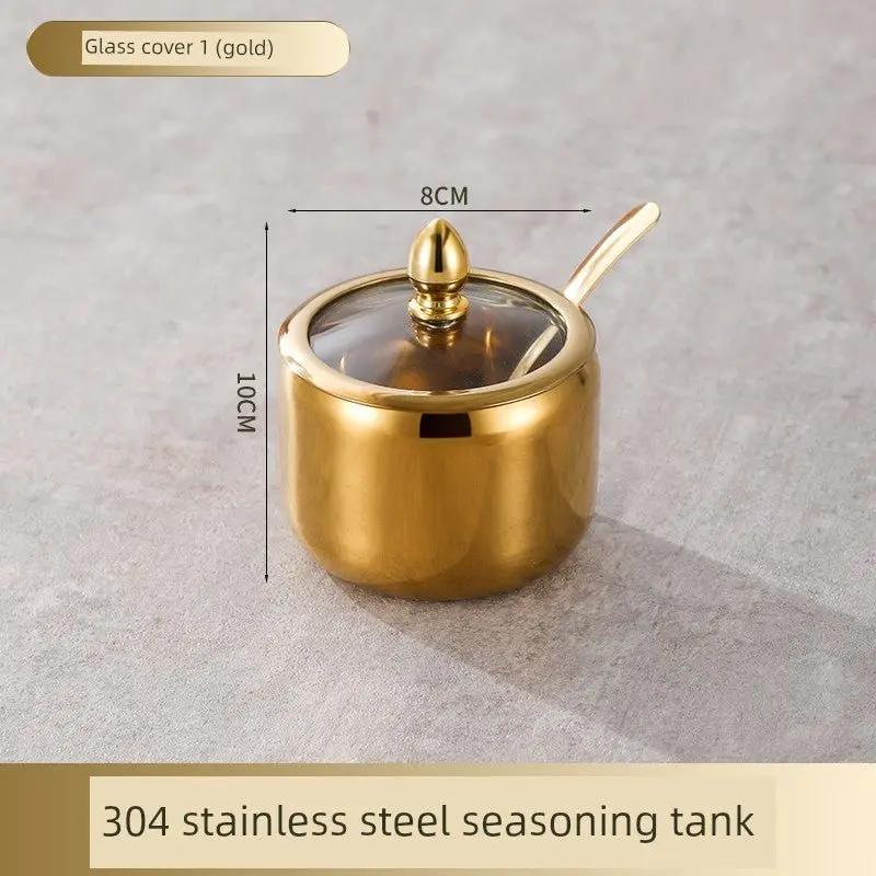 Kitchen Combination Home Seasoning Can Stainless Steel - Julia M LifeStyles