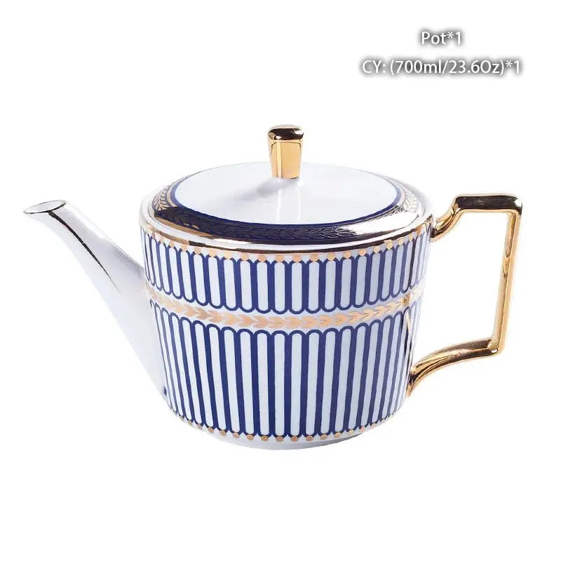 Vintage Bone China Tea Pot British Ceramic Teapot Europe Porcelain Coffee Pot Cafe Drinkware Advanced Teaware Drop Shipping - Julia M LifeStyles