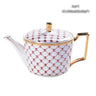 Vintage Bone China Tea Pot British Ceramic Teapot Europe Porcelain Coffee Pot Cafe Drinkware Advanced Teaware Drop Shipping - Julia M LifeStyles