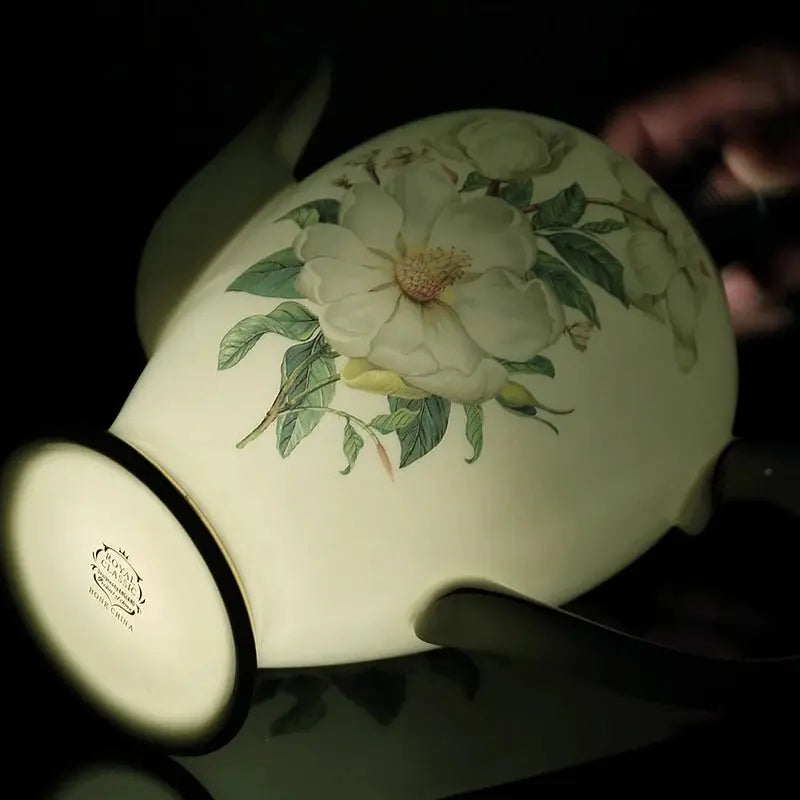 Vintage Bone China Tea Pot British Ceramic Teapot Europe Porcelain Coffee Pot Cafe Drinkware Advanced Teaware Drop Shipping - Julia M LifeStyles