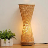 Julia M Lifestyles Modern Hand Knitted Bamboo Table Lamp - Julia M LifeStyles