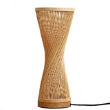 Julia M Lifestyles Modern Hand Knitted Bamboo Table Lamp - Julia M LifeStyles