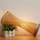 Julia M Lifestyles Modern Hand Knitted Bamboo Table Lamp - Julia M LifeStyles