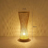 Julia M Lifestyles Modern Hand Knitted Bamboo Table Lamp - Julia M LifeStyles