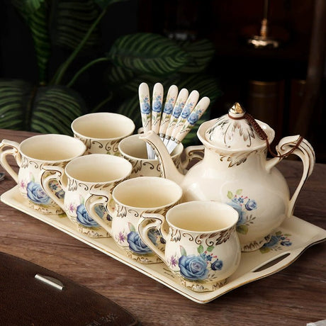 Elegant Handmade Ceramic Coffee and Tea Pot - Julia M LifeStyles