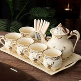 Elegant Handmade Ceramic Coffee and Tea Pot - Julia M LifeStyles