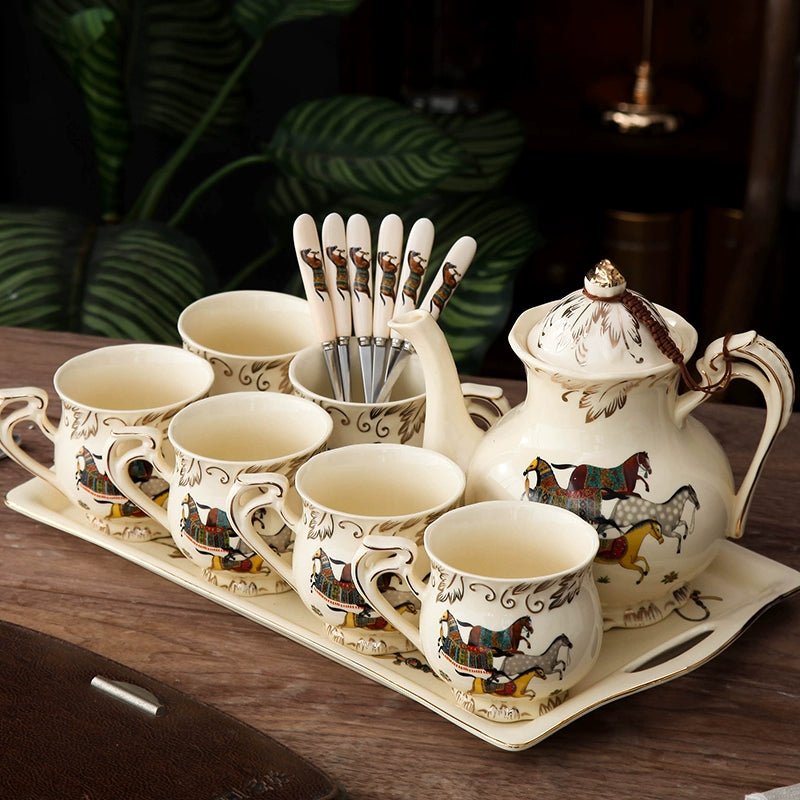 Elegant Handmade Ceramic Coffee and Tea Pot - Julia M LifeStyles