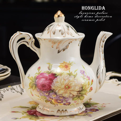 Elegant Handmade Ceramic Coffee and Tea Pot - Julia M LifeStyles