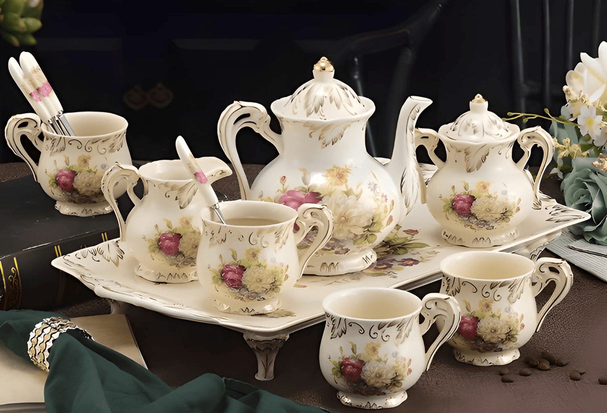 Handmade Ceramic European - Style Coffee and Tea Pot - Julia M LifeStyles