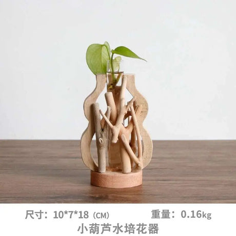 Handcrafted Wooden Flower Pot - Julia M LifeStyles