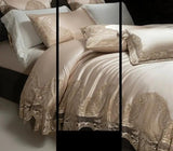 Luxury Pure Cotton Lace Bedding Set - Four-Piece European Style - Julia M LifeStyles