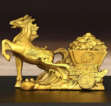 Handcrafted Chinese Style Pure Copper Horse Ingot Ornament - Julia M LifeStyles